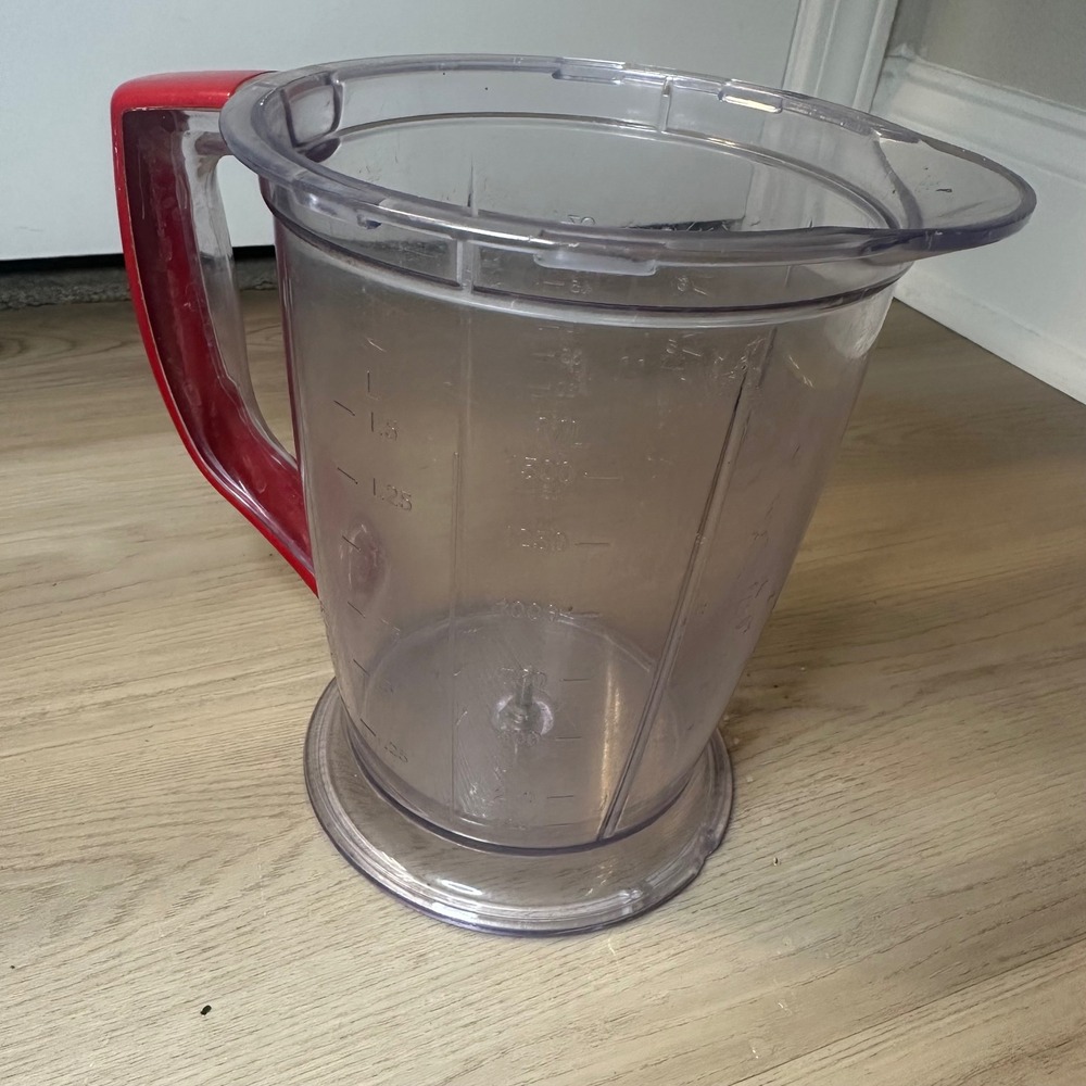 Ninja Master Prep Professional 48oz Replacement Pitcher and Blade Red Handle - Picture 2 of 3